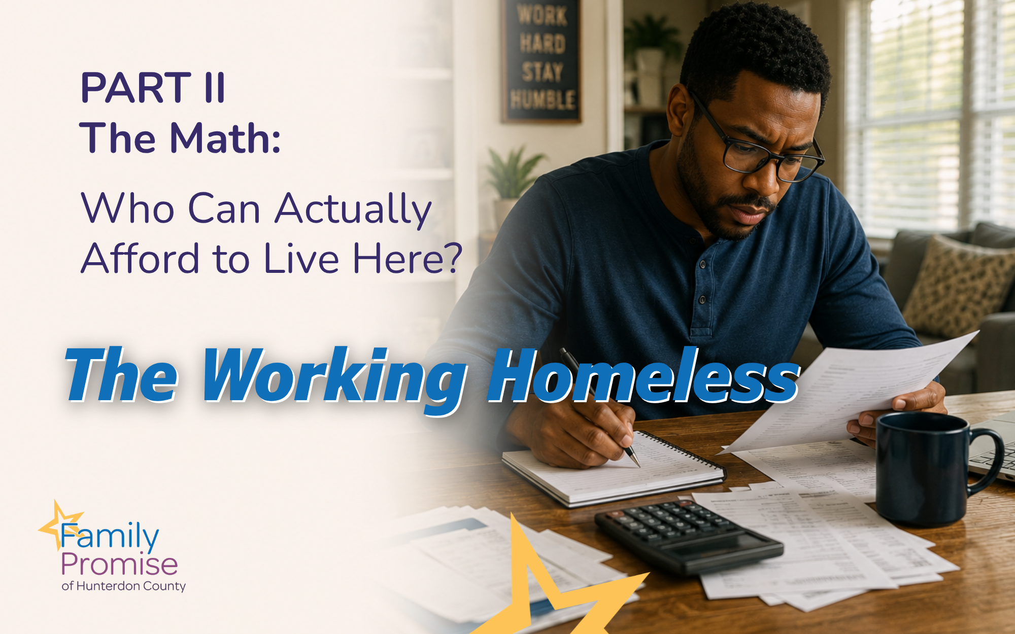 the minimum wage has already risen for 2026, while our most recent Hunterdon-specific Out of Reach county figures still show just how enormous the affordability gap is